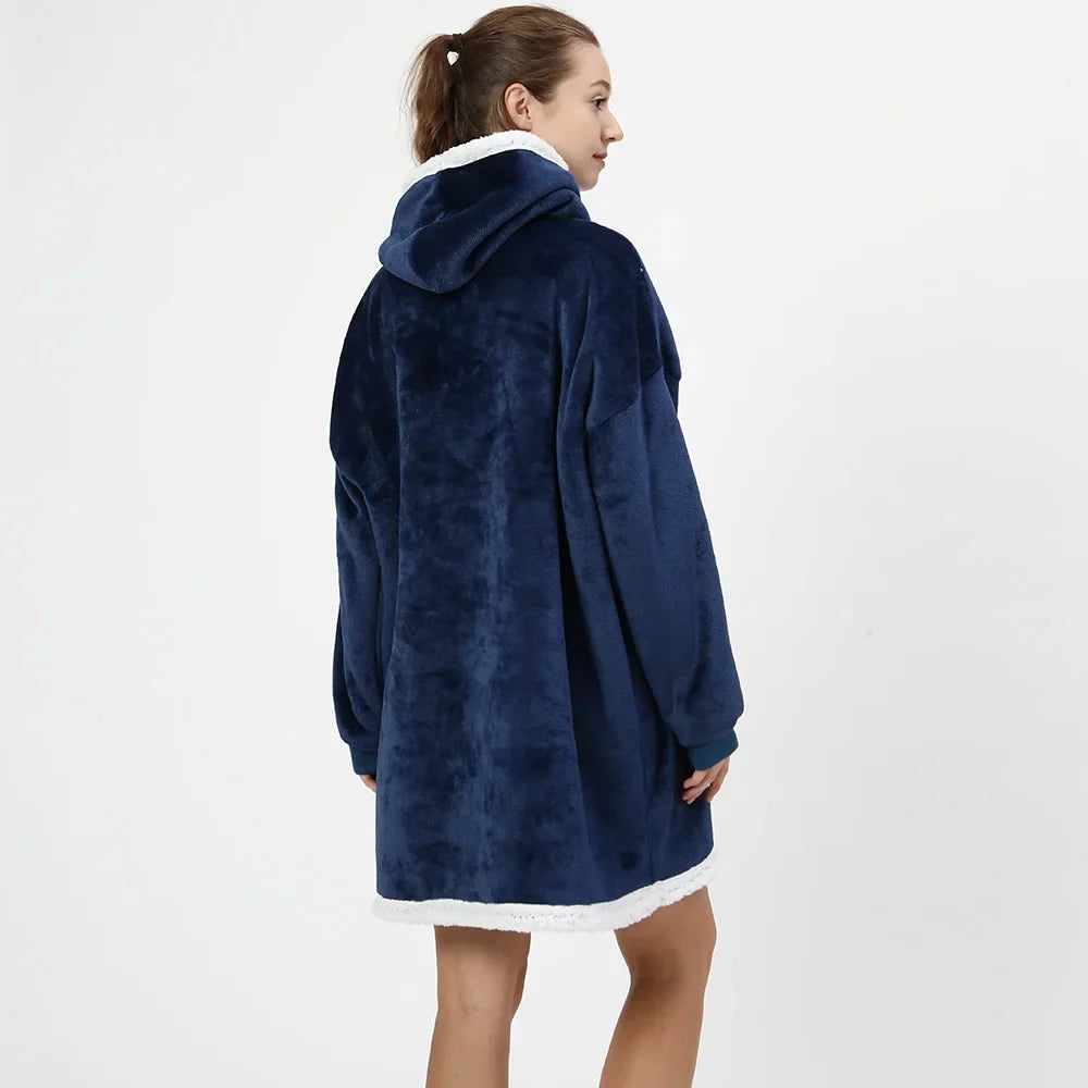 Cozy Winter Blanket Hoodie