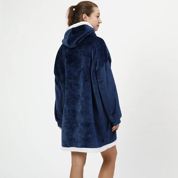Cozy Winter Blanket Hoodie