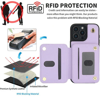 Stylish Zipper Wallet Phone Case