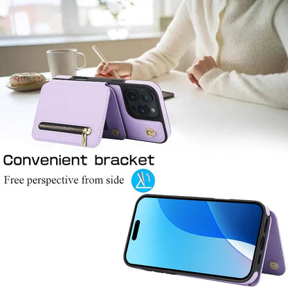 Stylish Zipper Wallet Phone Case