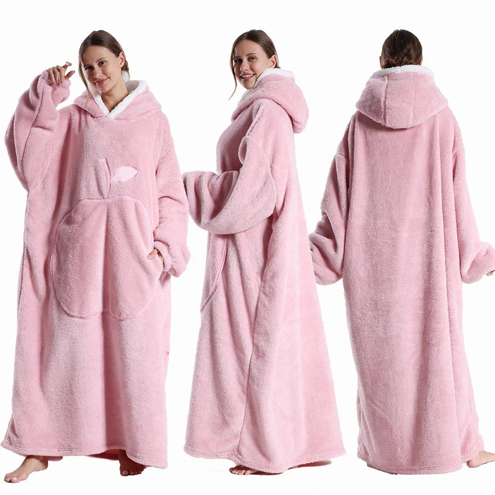 Snuggle-Up Cozy Blanket Hoodie
