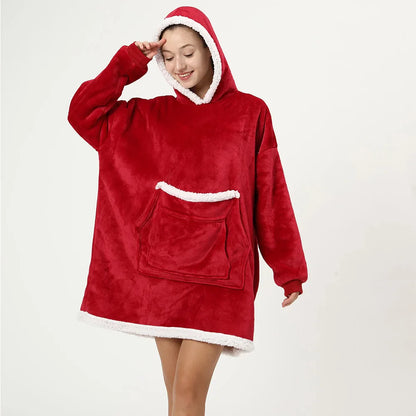 Cozy Winter Blanket Hoodie