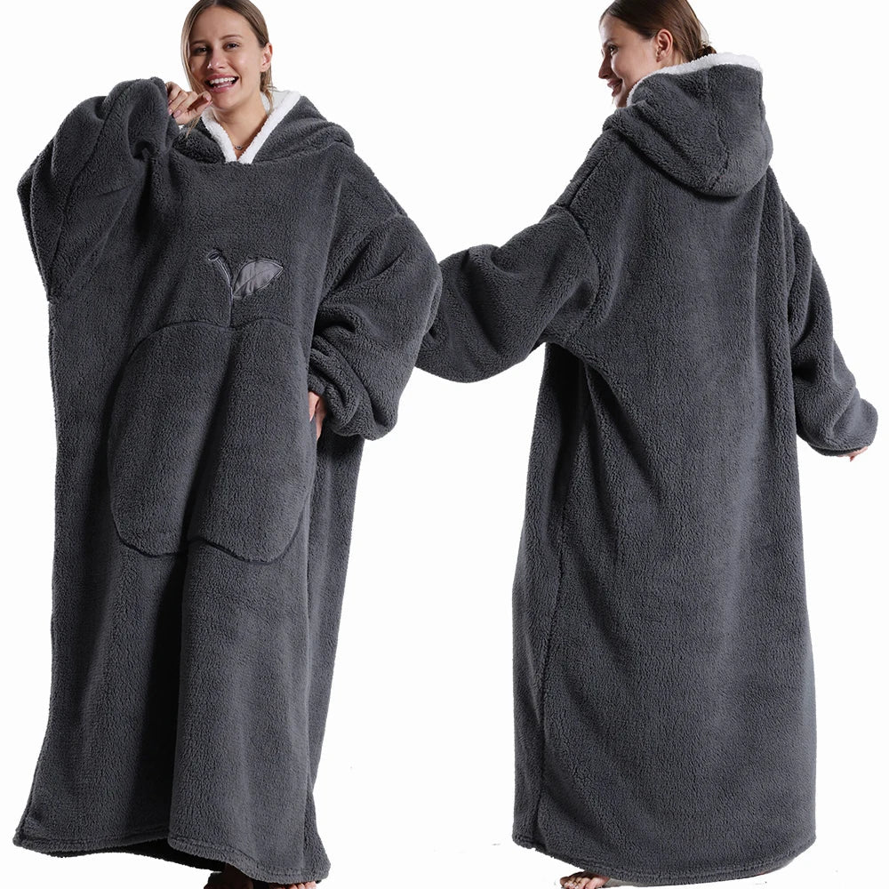 Snuggle-Up Cozy Blanket Hoodie